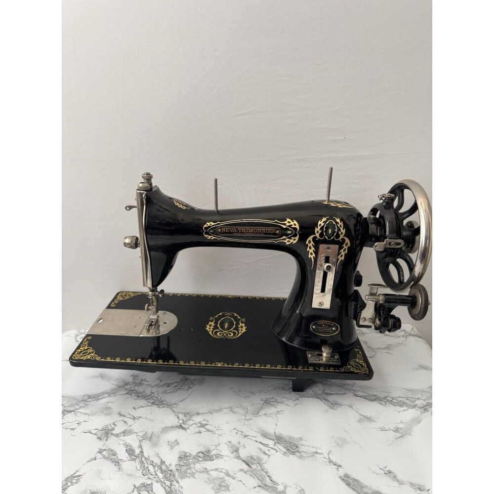Neva Thimonnier Centrale V Vintage Sewing Machine Germany France Model 166057